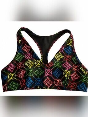 ZUMBA Z Sizzle Reversible Bra Size Medium